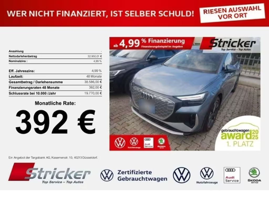 Audi Q4 e-tron Quattro 50