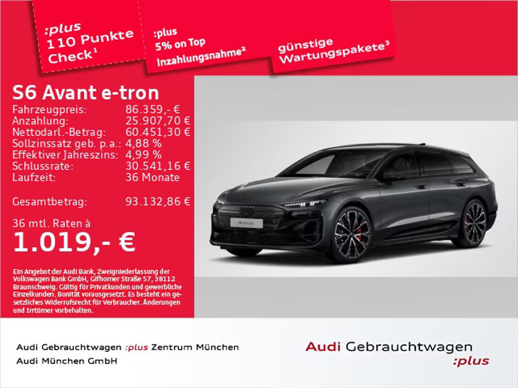 Audi S6 e-tron Avant