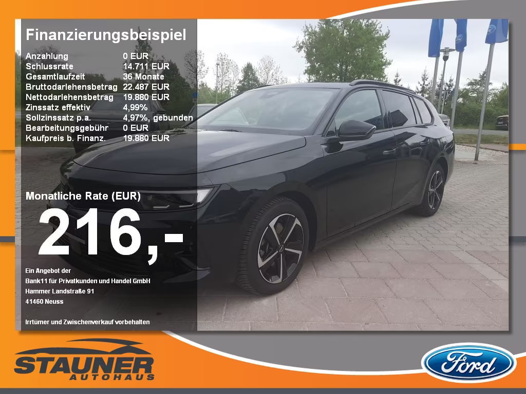 Opel Astra Sports Tourer Grand Sport 1.2 Turbo Turbo GS-Line