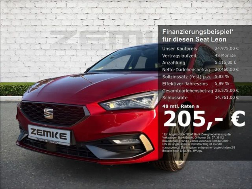 Seat Leon FR-lijn 1.5 eTSI DSG
