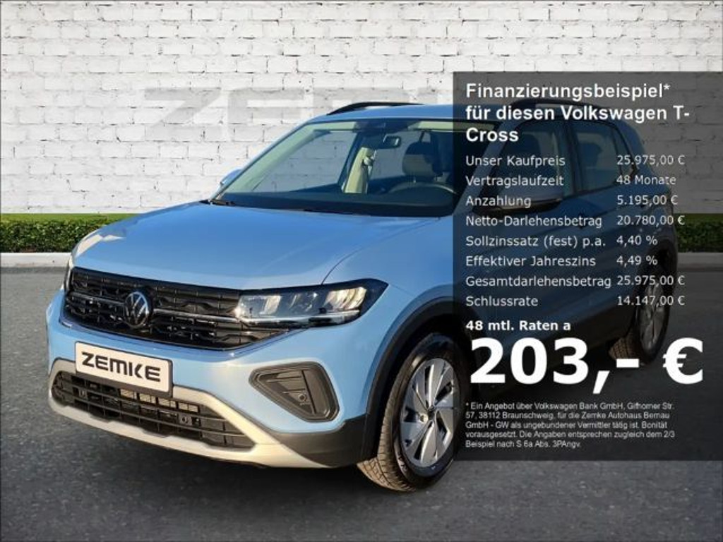 Volkswagen T-Cross DSG Life 1.0 TSI