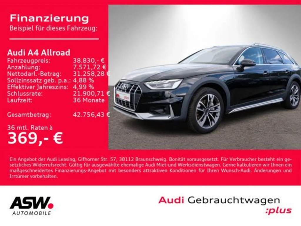 Audi A4 allroad Quattro 40 TDI