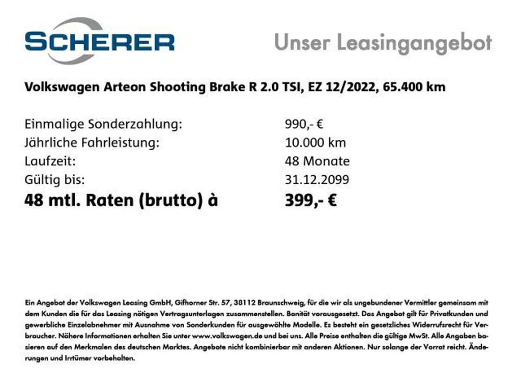 Volkswagen Arteon Shooting Brake