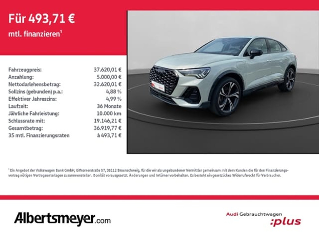 Audi Q3 Sportback S-Tronic Hybride 45 TFSI
