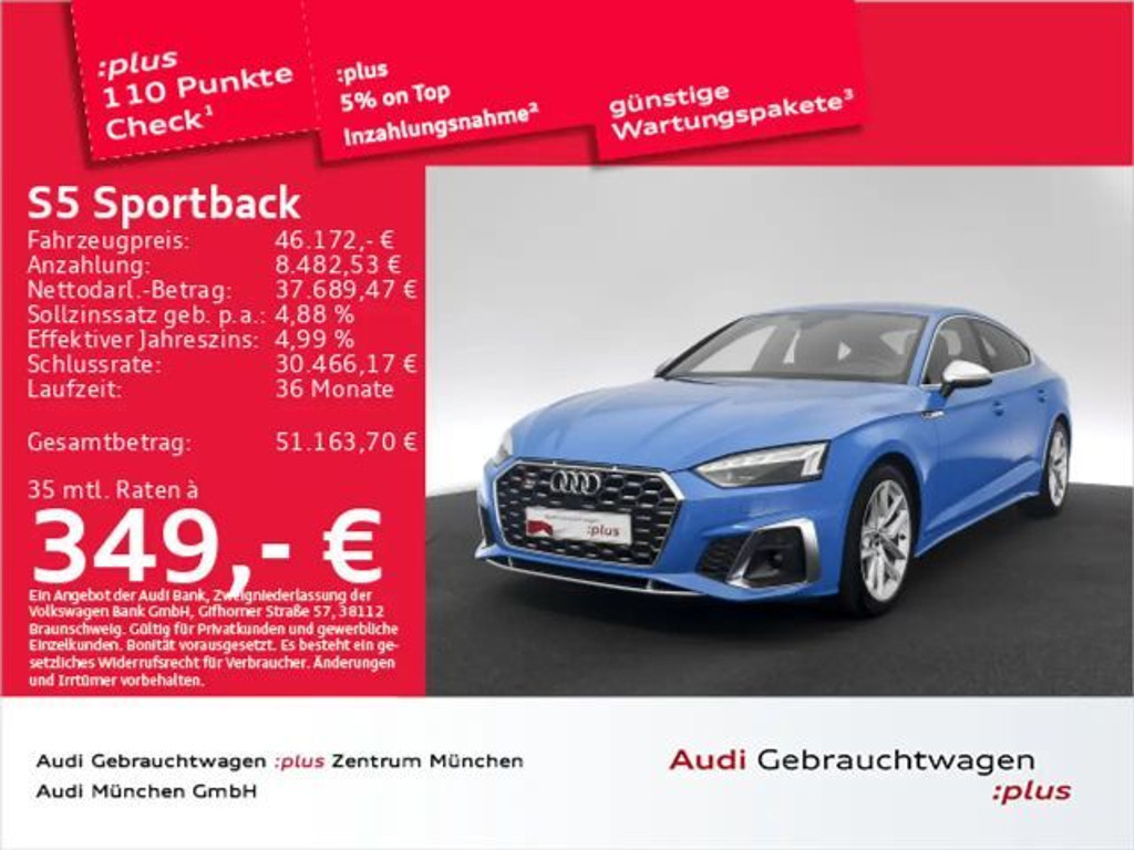 Audi S5 TDI Virtual+/Navi+
