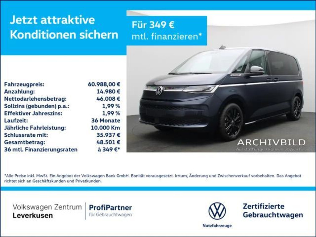 Volkswagen Multivan 4Motion Style eHybrid T7