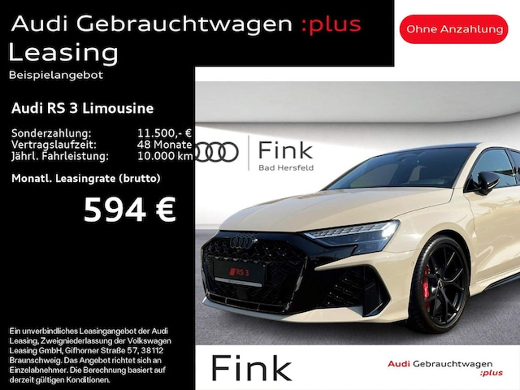 Audi RS3 Sedan Quattro S-Tronic