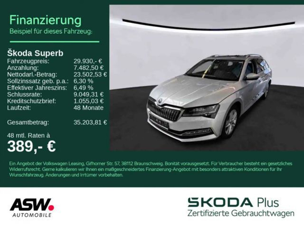 Skoda Superb Combi iV 1.4 TSI