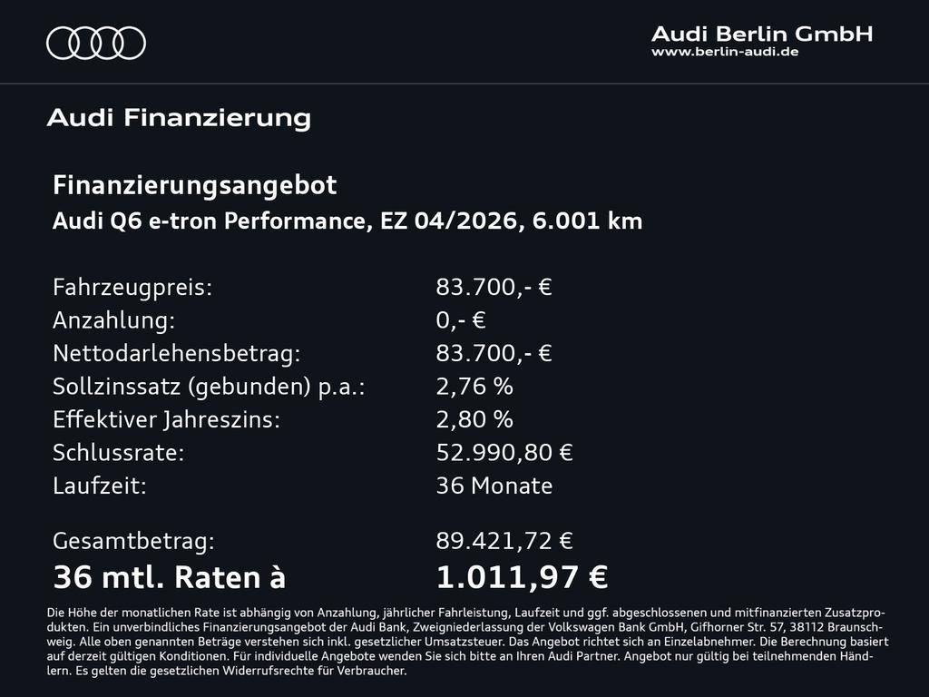 Audi Q6 e-tron