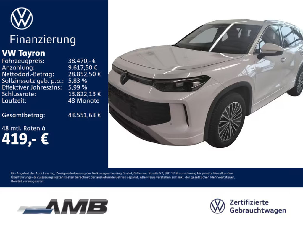 Volkswagen Tayron Life 1.5 eTSI
