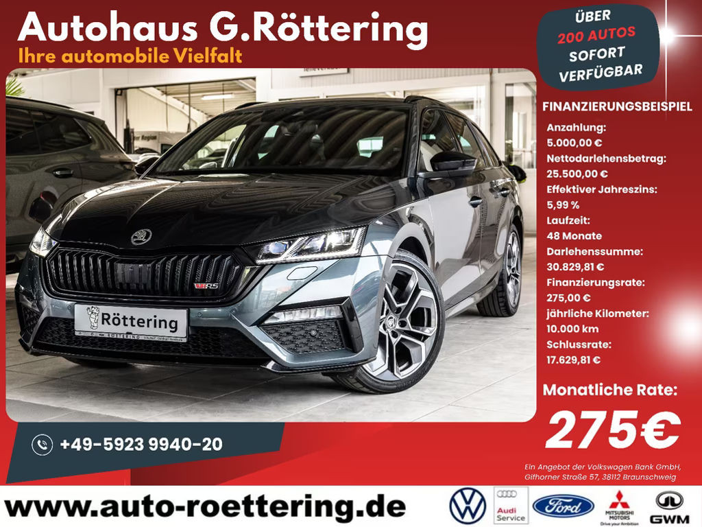 Skoda Octavia Combi RS 2.0 TSI