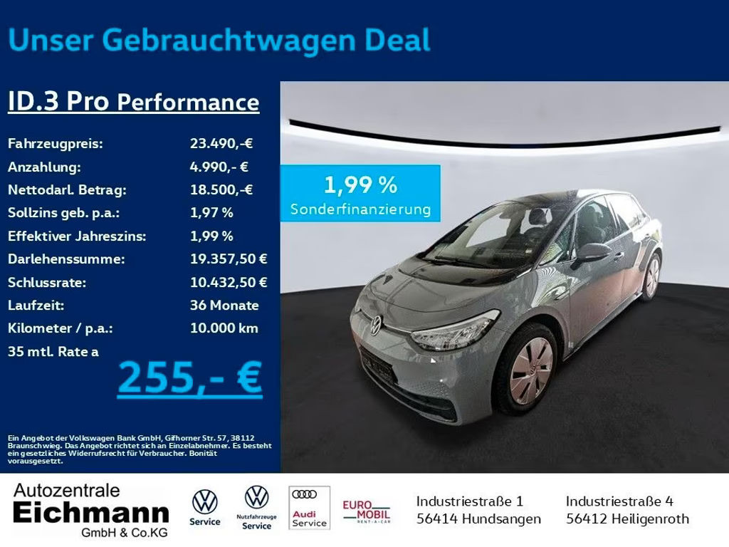 Volkswagen ID.3 Performance Pro