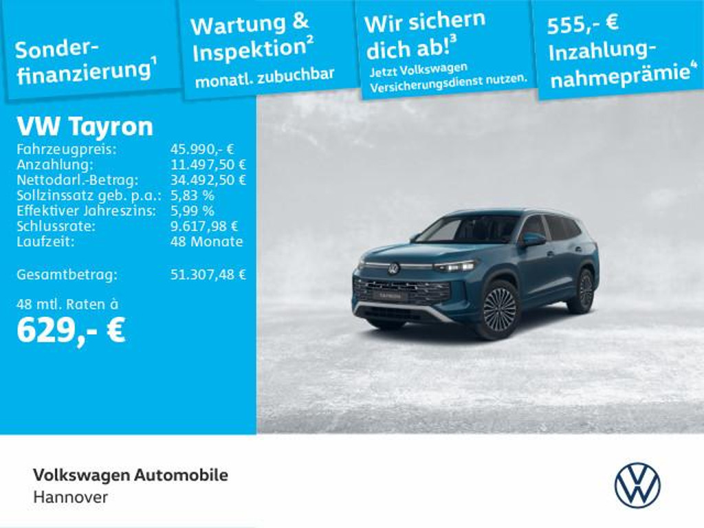 Volkswagen Tayron DSG 2.0 TDI Elegance Elegance