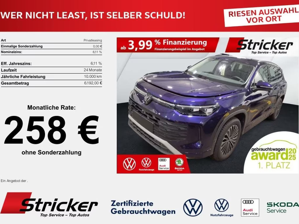Volkswagen Tayron DSG Life 1.5 TSI