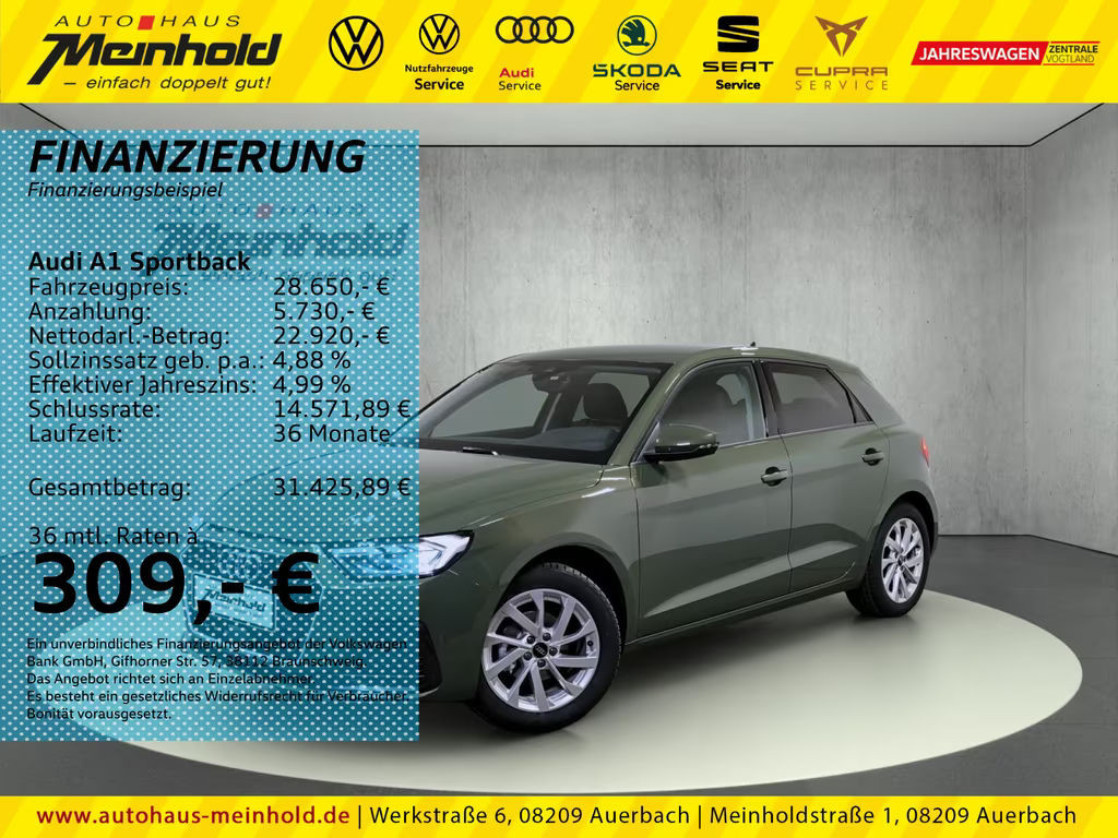 Audi A1 Sportback S-Tronic 25 TFSI