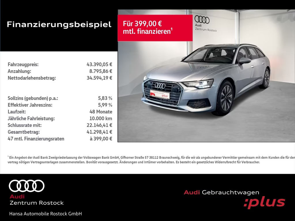 Audi A6 Avant Quattro Hybride 50 TFSI