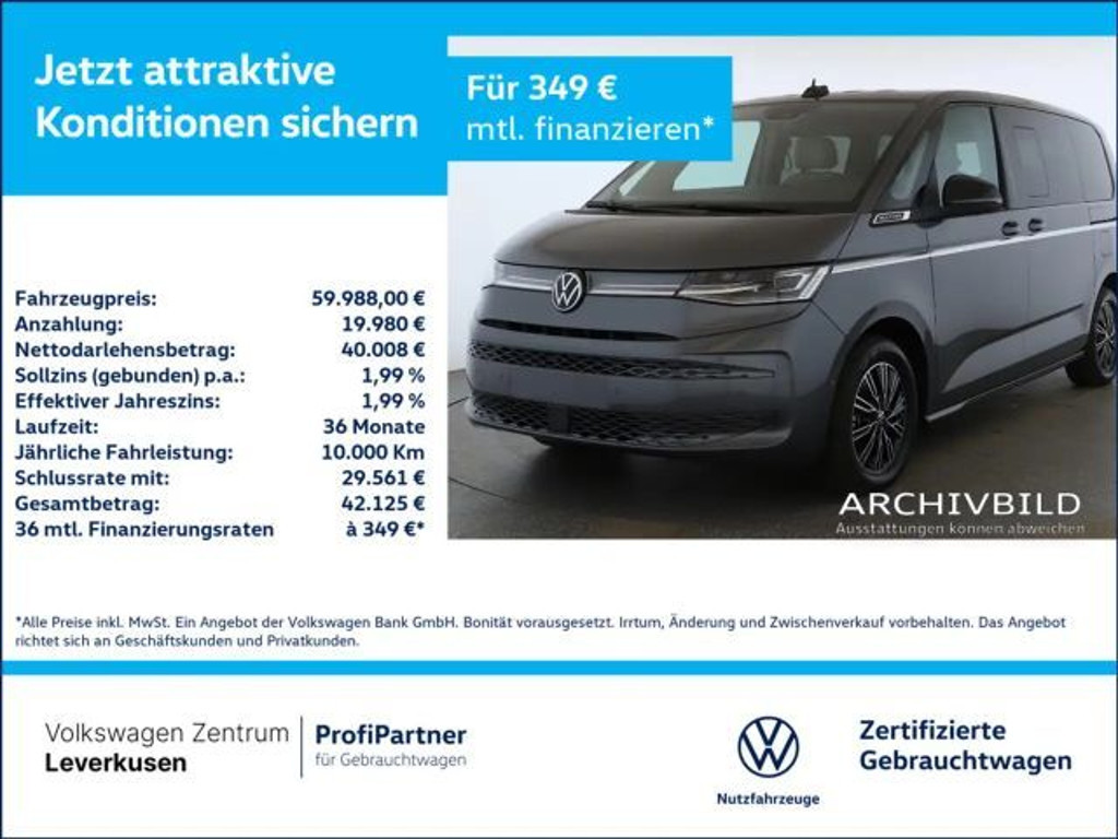 Volkswagen Multivan Style eHybrid T7