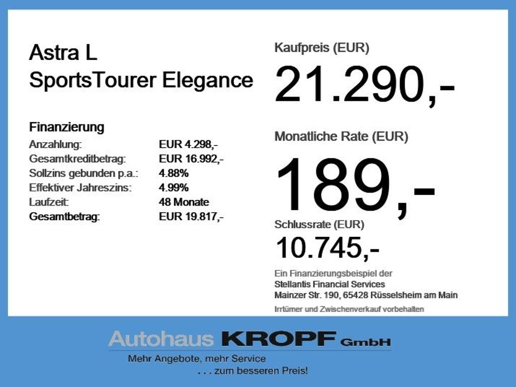Opel Astra Elegance