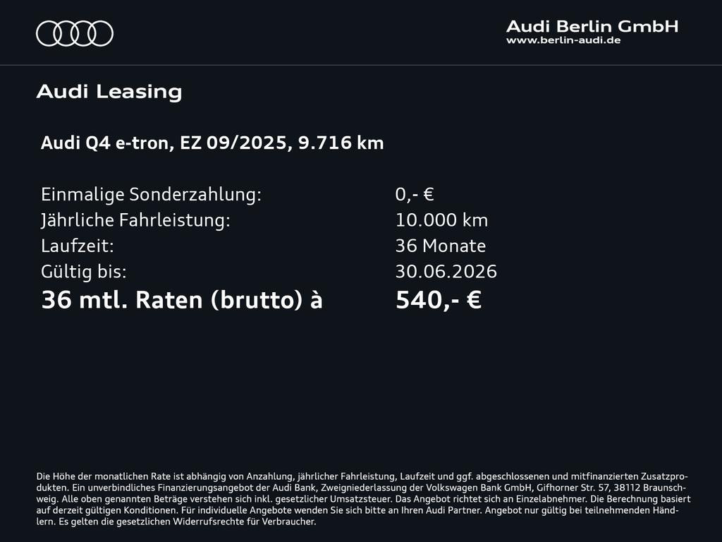 Audi Q4 e-tron