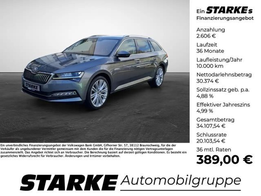 Skoda Superb Style Combi 2.0 TDI Style