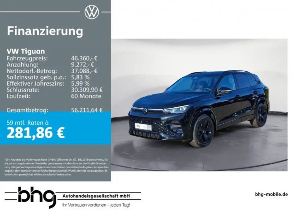 Volkswagen Tiguan 4Motion DSG R-Line 2.0 TDI