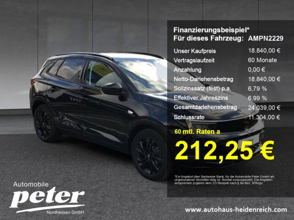 Opel Grandland Grand Sport 1.2 Turbo Turbo GS-Line