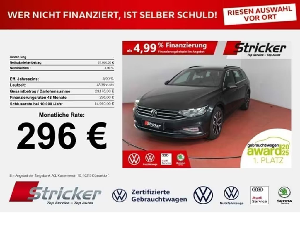 Volkswagen Passat Business Variant 2.0 TDI