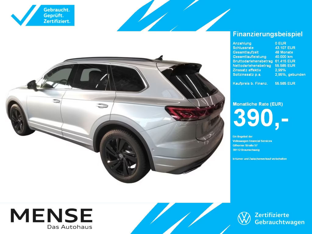 Volkswagen Touareg 4Motion DSG IQ.Drive 3.0 V6 TDI Elegance Elegance