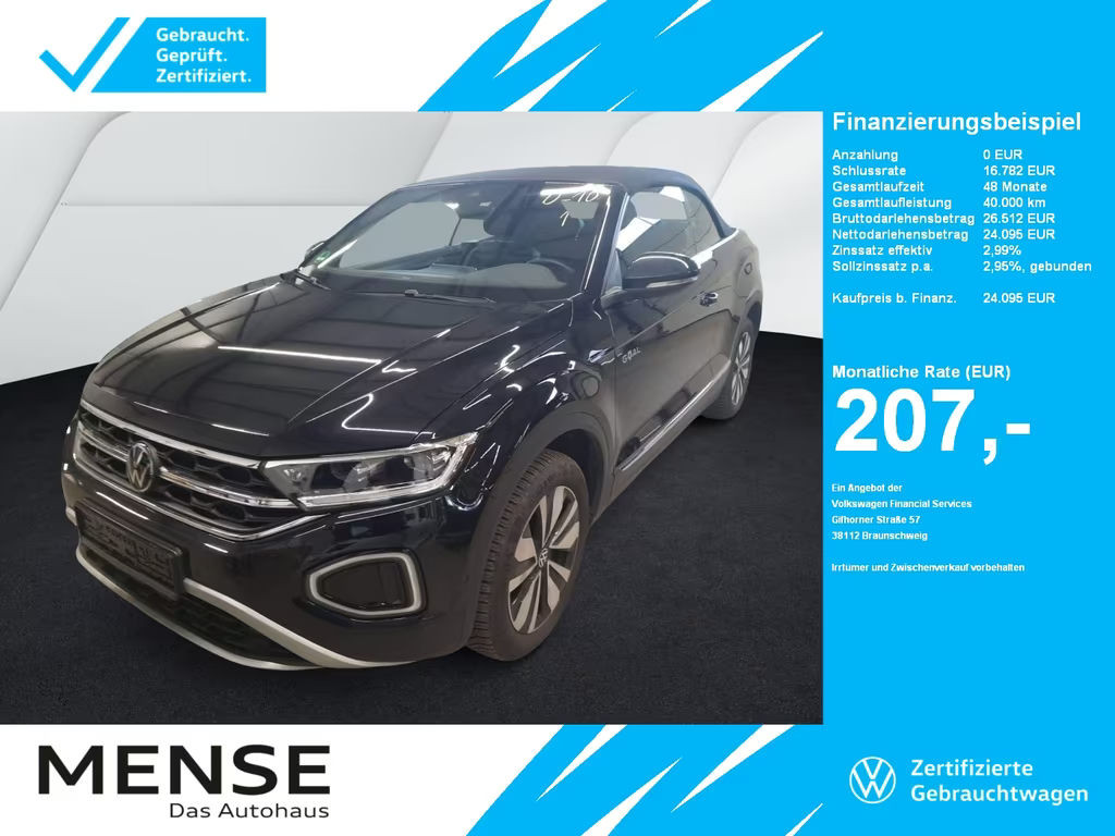 Volkswagen T-Roc Style Cabriolet 1.0 TSI