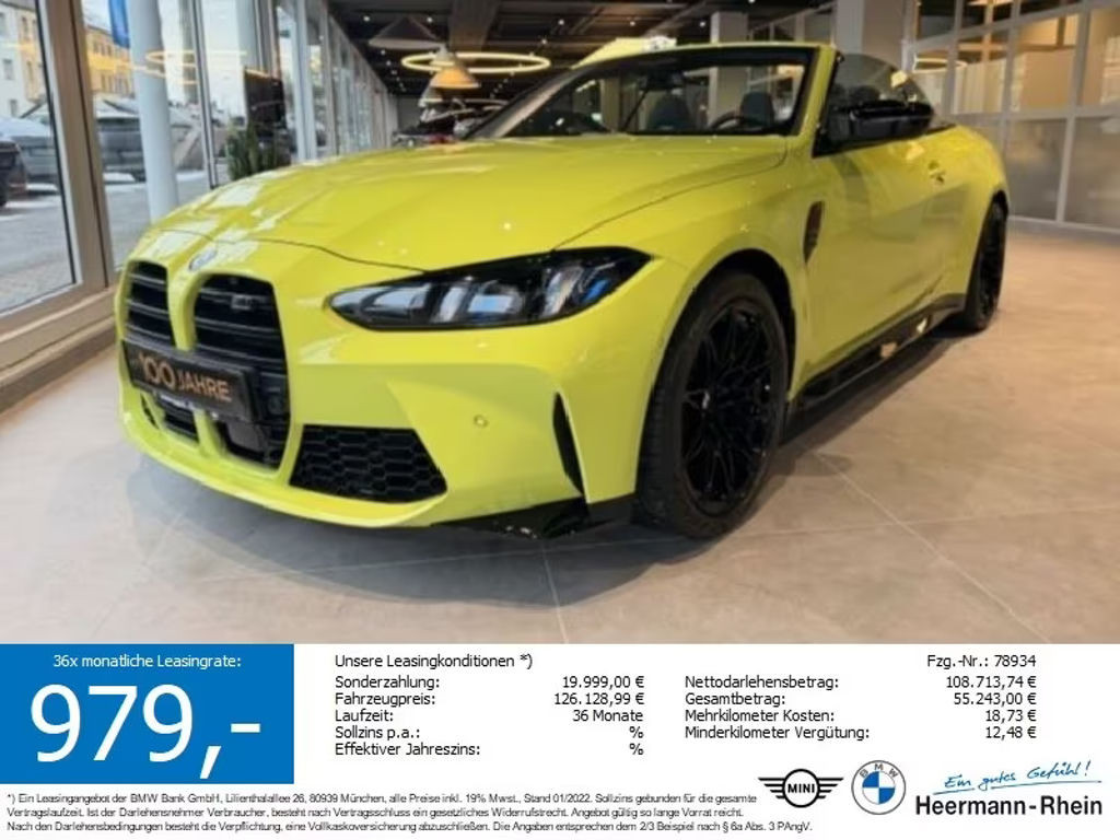 BMW M4 xDrive Cabrio Competition