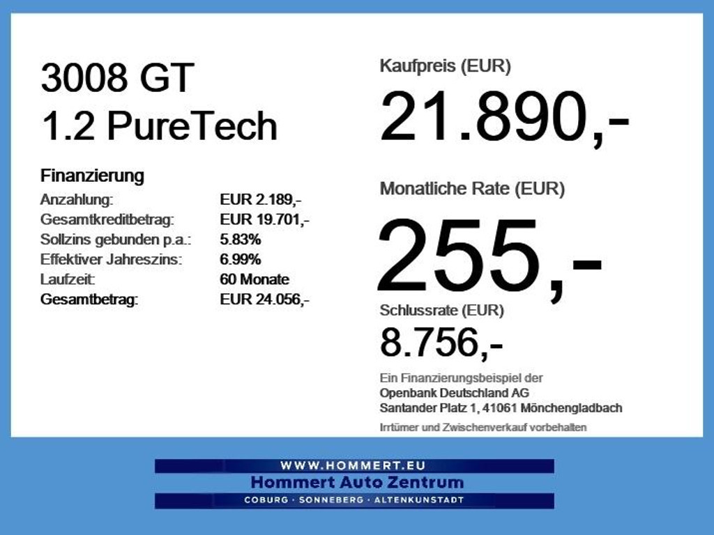 Peugeot 3008 GT-Line PureTech