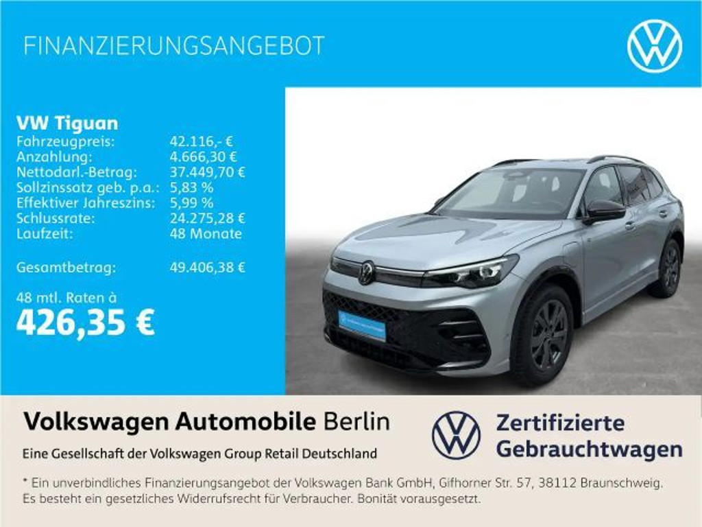 Volkswagen Tiguan DSG R-Line eHybrid 1.5 TSI