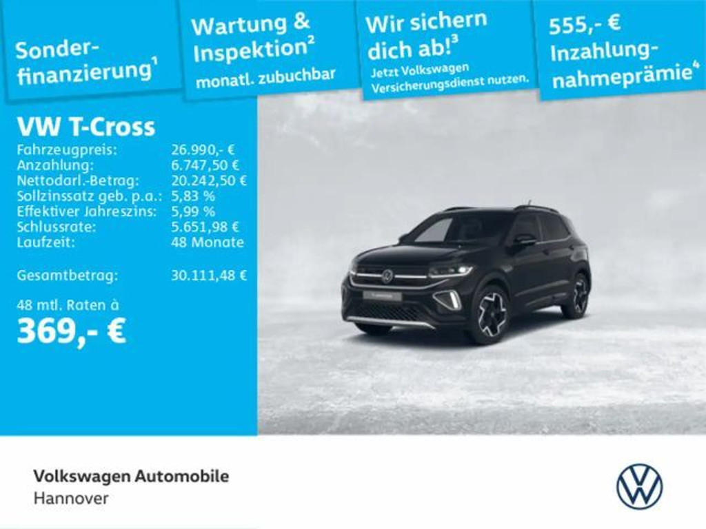 Volkswagen T-Cross DSG R-Line 1.5 TSI