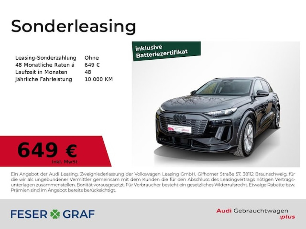 Audi Q6 e-tron Performance