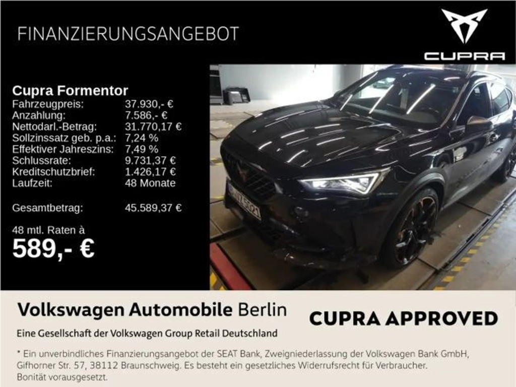 Cupra Formentor 4Drive VZ5 2.0 TSI DSG