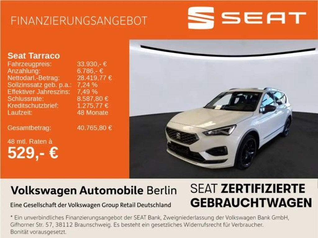 Seat Tarraco FR-lijn e-Hybrid