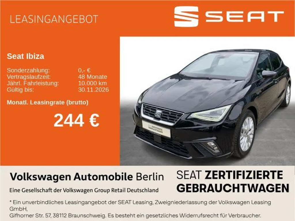 Seat Ibiza FR-lijn 1.5 TSI DSG