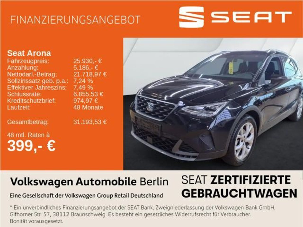 Seat Arona FR-lijn 1.5 TSI DSG