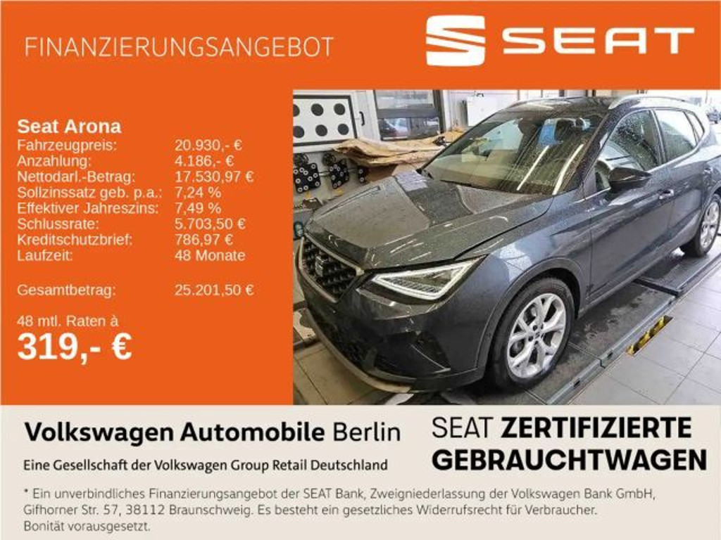 Seat Arona FR-lijn 1.5 TSI DSG