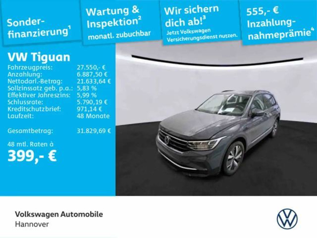 Volkswagen Tiguan DSG Life eHybrid 1.4 TSI