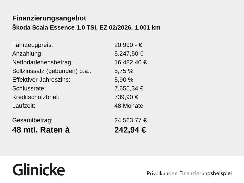 Skoda Scala 1.0 TSI