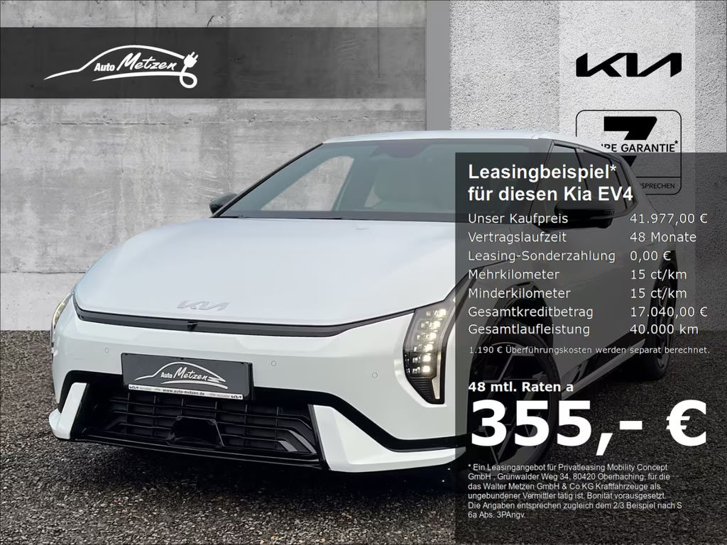 Kia EV4 GT-Line 81.4 kWh