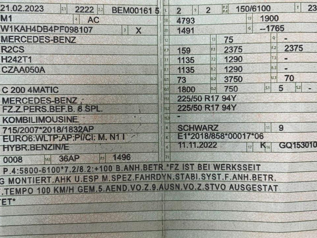 Mercedes-Benz C-Klasse