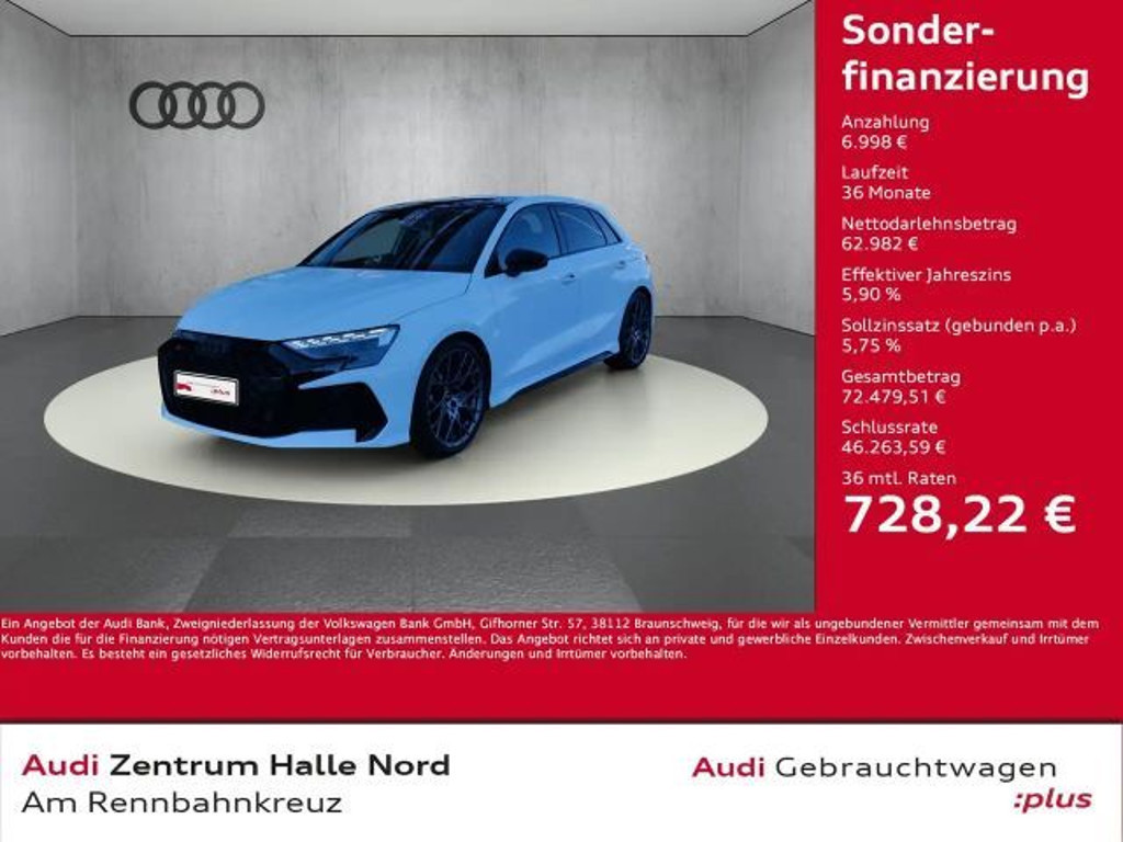 Audi RS3 Sportback Quattro S-Tronic