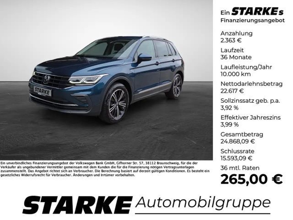 Volkswagen Tiguan DSG Life 1.5 TSI
