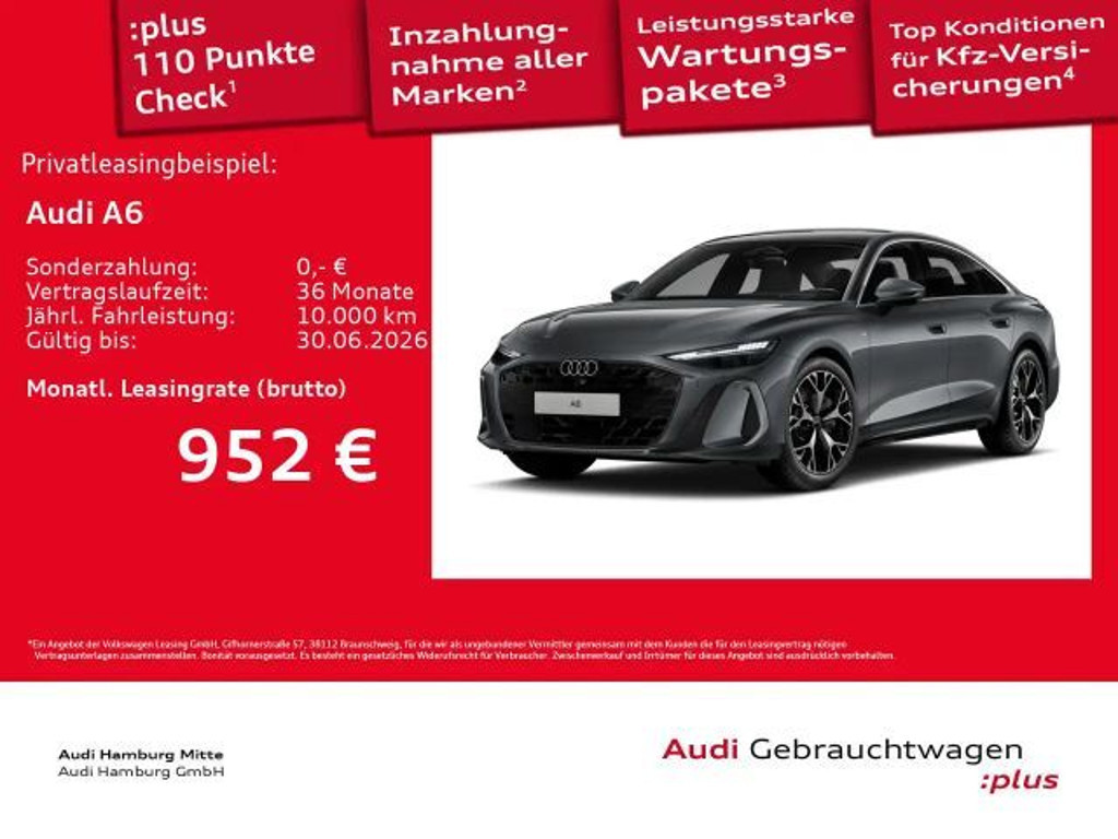 Audi A6 Sedan Quattro S-Line S-Tronic