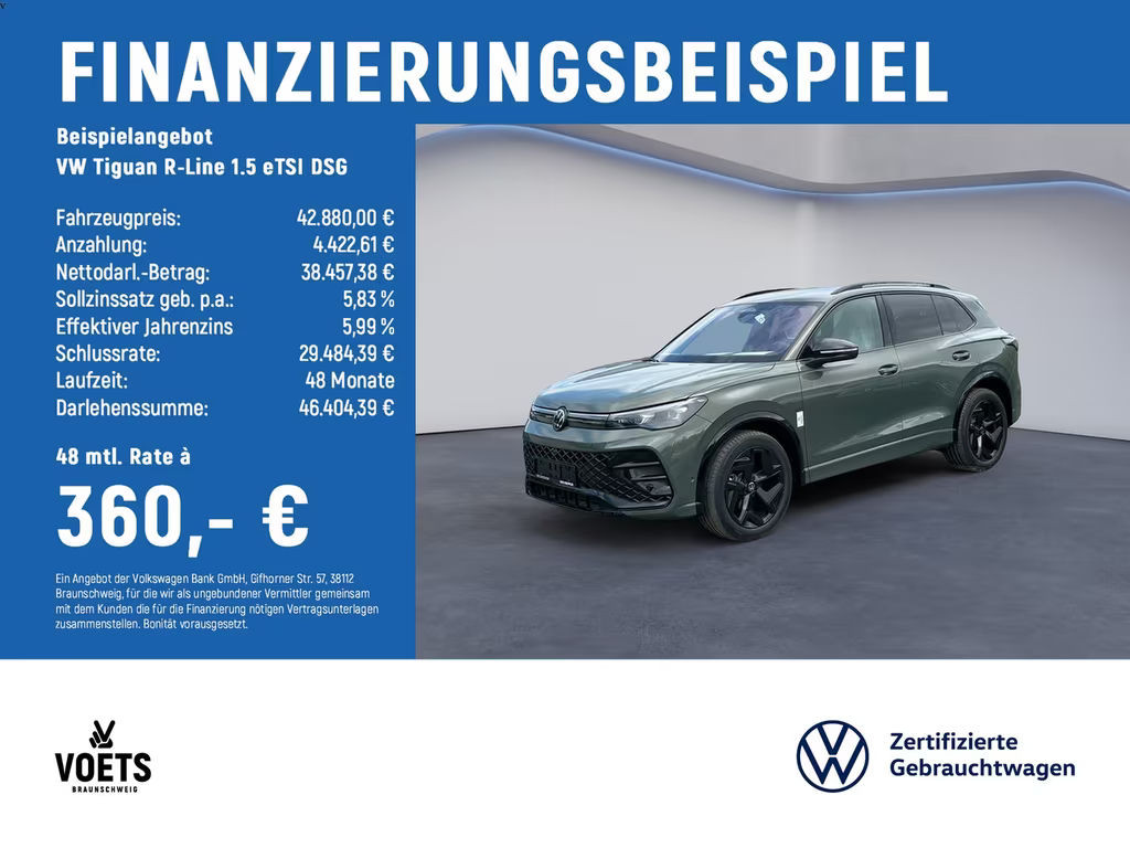 Volkswagen Tiguan DSG R-Line 1.5 eTSI