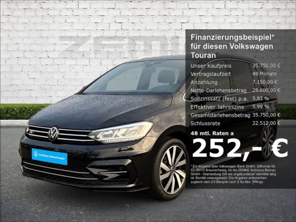 Volkswagen Touran DSG Highline R-Line 1.5 TSI