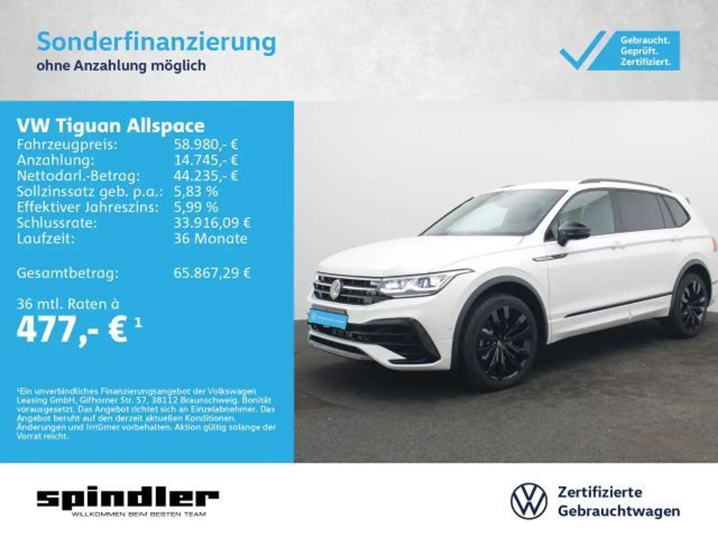 Volkswagen Tiguan DSG Allspace R-Line 2.0 TDI