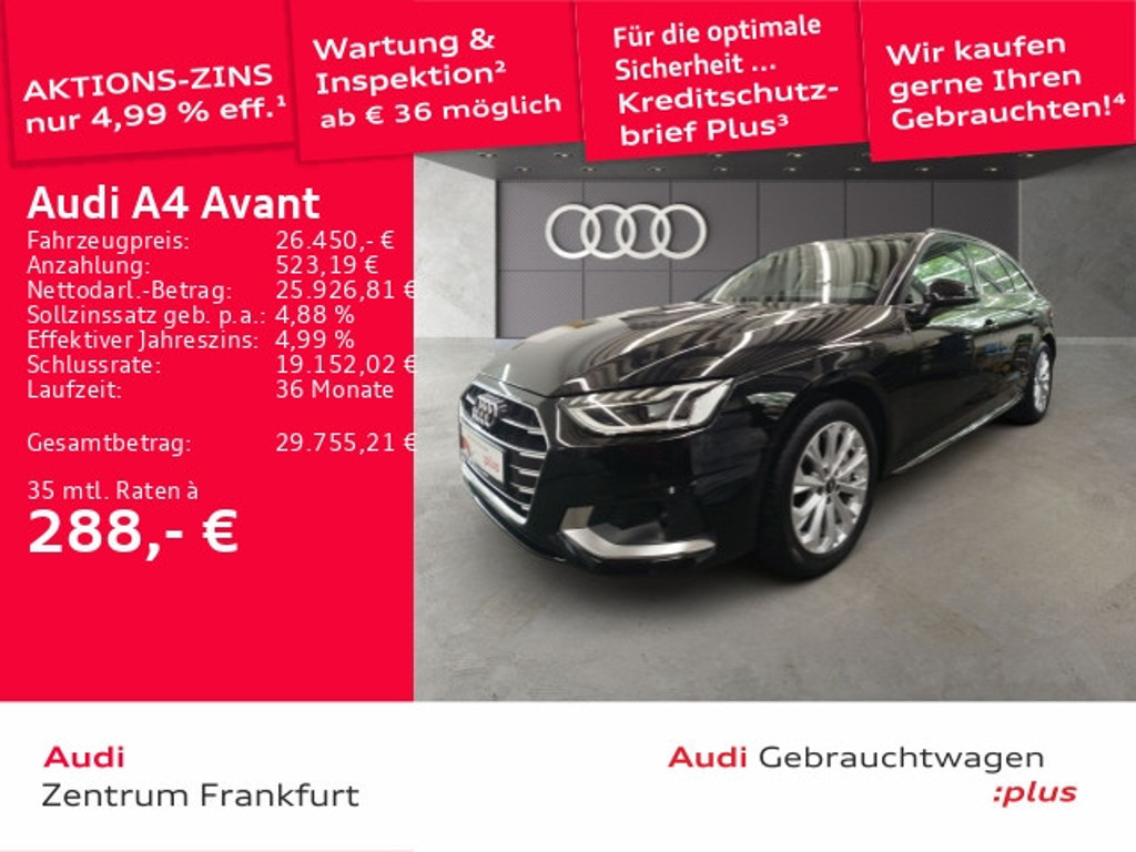 Audi A4 Avant S-Tronic 40 TDI